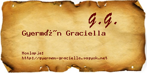 Gyermán Graciella névjegykártya